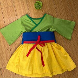 2T Mulan Halloween Costume